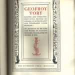 Geofroy Tory 1909 - Title page